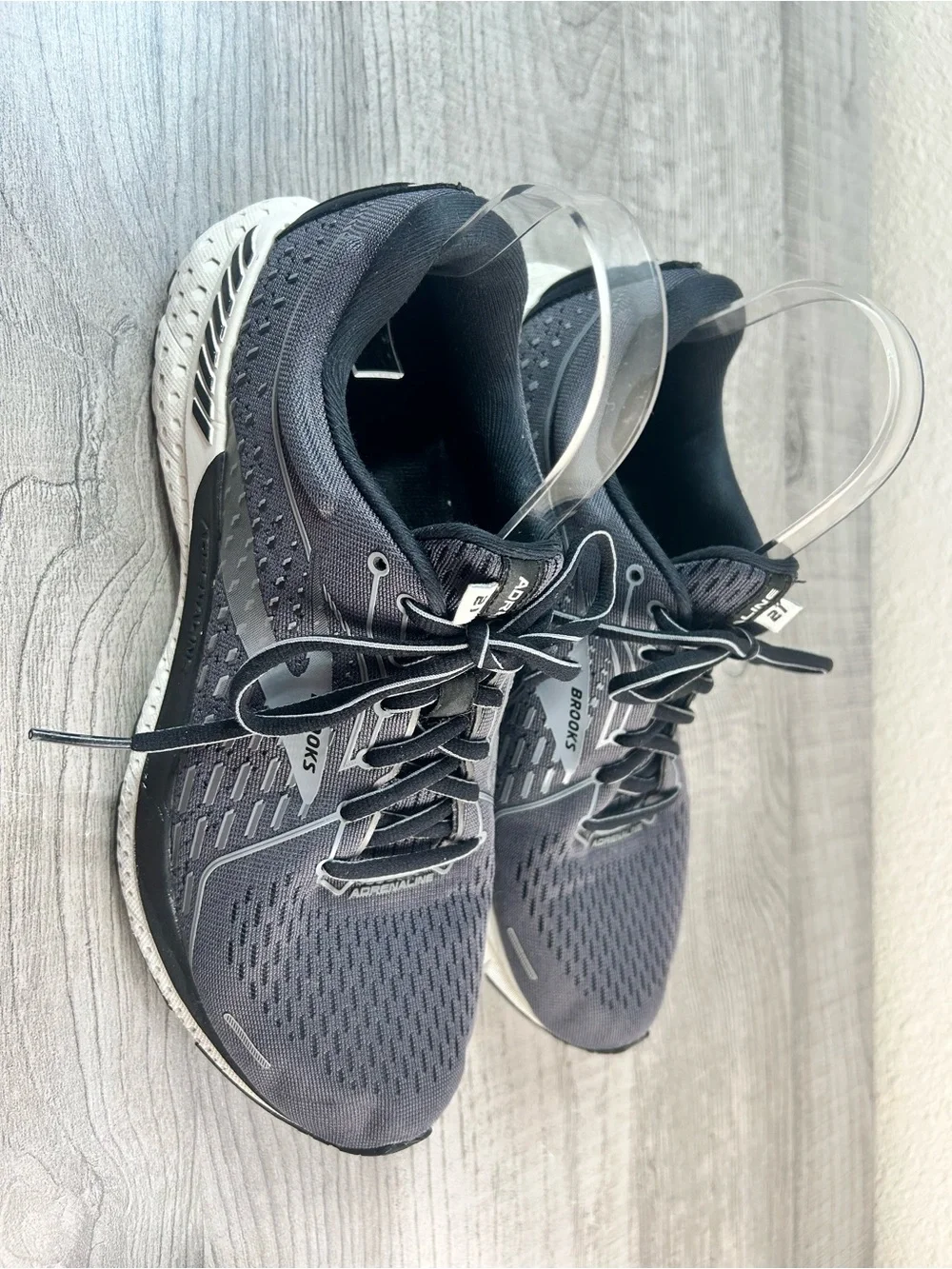 Brooks Adrenaline GTS 21 Running Shoes Men’s Size 8 D Sneakers Charcoal Gray